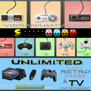 Unlimited Retro Games & TV - HK1 RBOX R2 Android 11 - All-In One Game Box